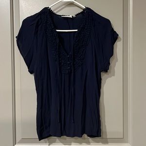 Carlyle Crochet Detail Top